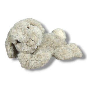 Vintage Gund Jointed Plush Bunny Easter Rabbit Beige Floppy Ears Soft Cuddly